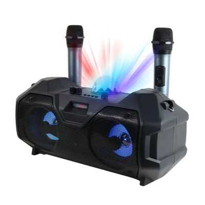 HAUT-PARLEUR KARAOKÉ DOUBLE MICROPHONE SANS FIL ZQS4240