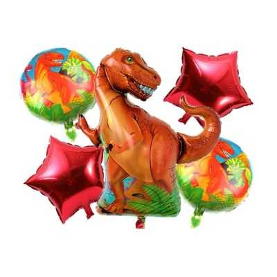 Décoration ballons dinosaures 5 pièces