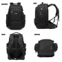Sac à dos TIROLL 3530 noir grand format étanche avec port de charge - Wazeb.com