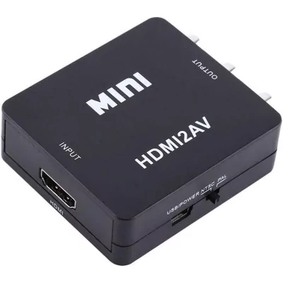 MINI CONVERTISSUER HDMI TO AV S-VIDEO HDMI2AV / RS-HDAVSVID