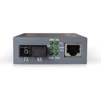 1 CONVERTISSEUR OPTIQUE RJ45 HTB-GS-03-20KM/ FIBER MEDIA CONVERTER