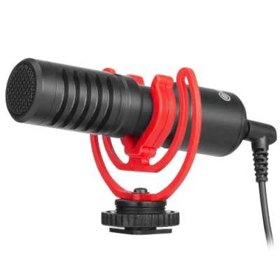 BOYA Microphone canon à condensateur super-cardioïde BY-MM1+