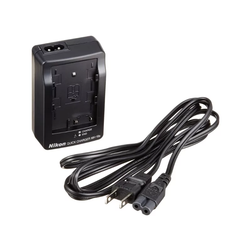 Chargeur Nikon MH-18a : Rechargez Vos Batteries Lithium-ion Pour Reflex D200, D80, D70 Et Plus !