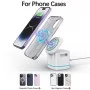 CHARGEUR SANS FIL MAGSAFE 3 IN 1 MAGNETIC WIRELESS CHARGER 15W H32