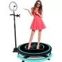 CABINE ROTATIVE 60CM AUTOMATIQUE LED RING LIGHT SELFIE 360° HRSYT4