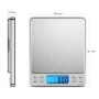 Balance de Précision Cuisine en Acier Inoxydable 500g/0.1g/0.01Oz