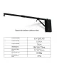 SUPPORT MURAL RING LIGHT SLP-QBZJ80 LMIN 76CM / LMAX 133CM