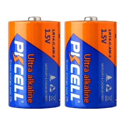 6 PKCELL ULTRA ALCALINE BATTERIE C LR14