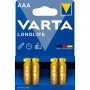 VARTA ALCALINE 10 BATTERIES AAA LONGLIFE