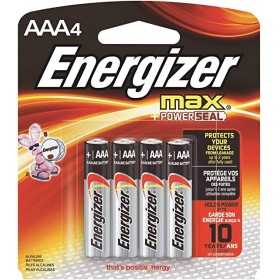 4 Piles Alcaline Energizer MAX AAA B4