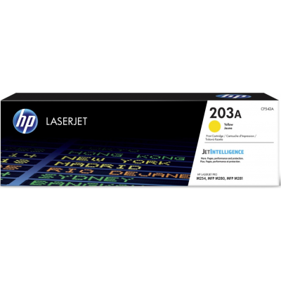 Toner HP LaserJet 203A Jaune