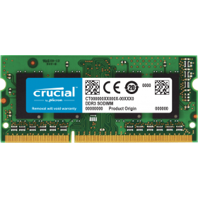 Barrette mémoire CRUCIAL SODIMM DDR3L-1600 4 Go