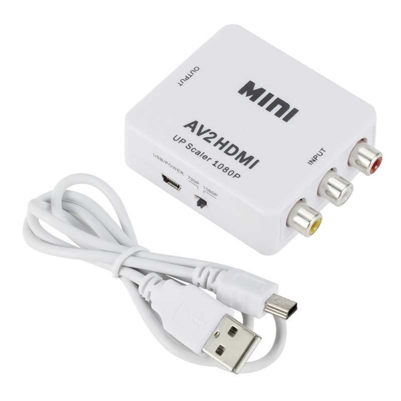 Adaptateur vidéo Mini AV vers HDMI compatible 1080P - Boutiques en