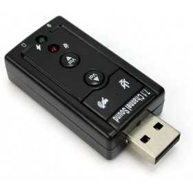 Carte Son AC-3 USB Micro 3D Stéréo 7.1