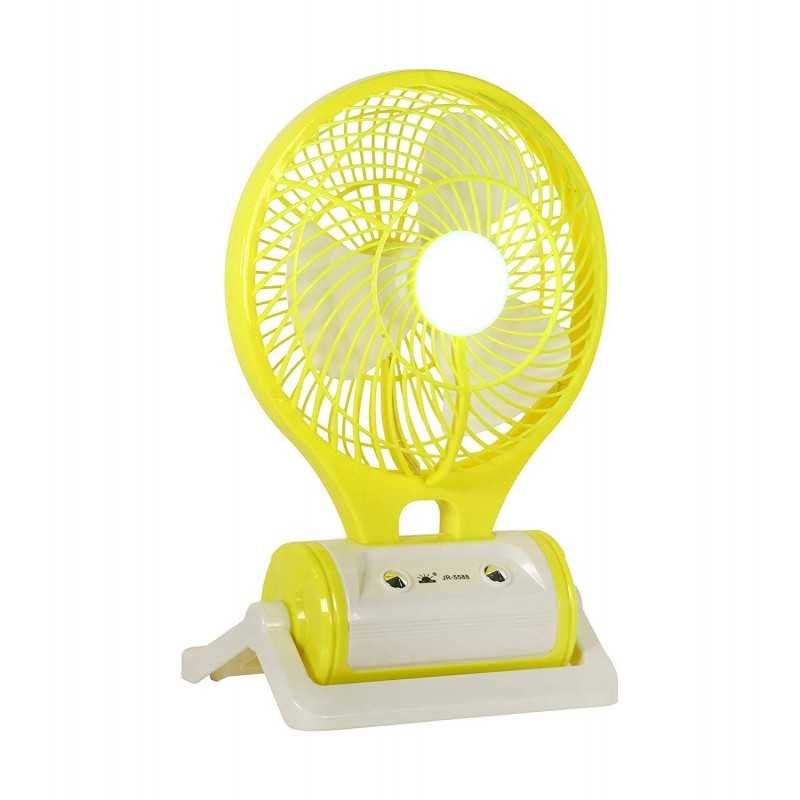 Mini Ventilateur Portable Rechargeable Avec Lumiere LED JR5580