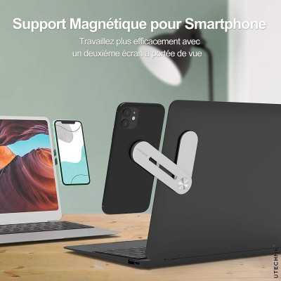 Support téléphone Portable magnétique en Aluminium - Boutiques en l