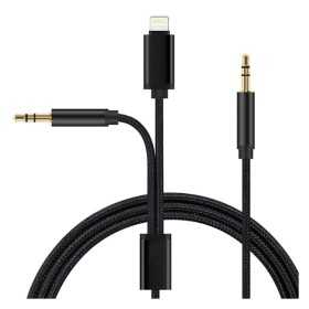 CABLE JBC030-B Lightning vers Aux 3,5 mm 2 in 1