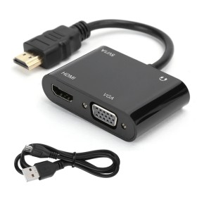 CONVERTISSEUR HDMI TO HDMI+VGA / RS-HDHDVGA