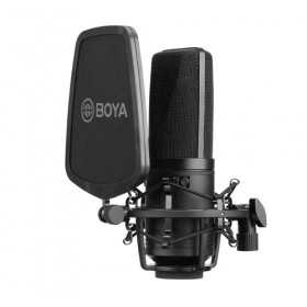BOYA Microphone à condensateur à large membrane BY-M1000