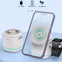 CHARGEUR SANS FIL MAGSAFE 3 IN 1 MAGNETIC WIRELESS CHARGER 15W H32