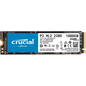 CRUCIAL SSD M2 1TB/ 1000GB P2 NVME SOLID STATE DRIVE