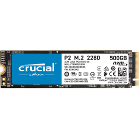 CRUCIAL SSD M2 500GB P2 NVME M.2 SOLID STATE DRIVE